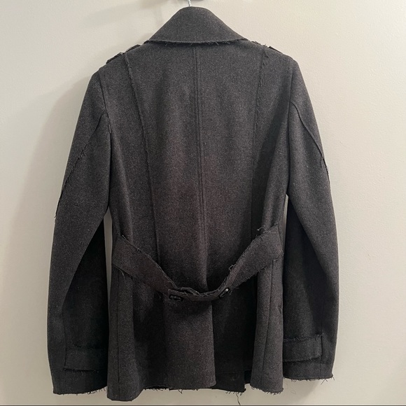 Grey wool coat size 38 EUR - Picture 5 of 7